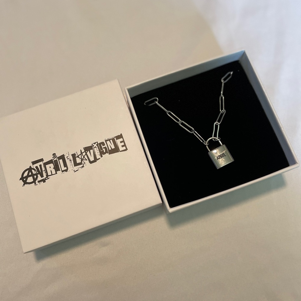 Silver Lock Necklace